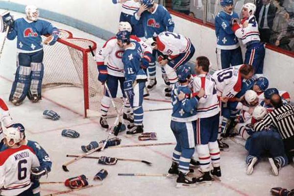 Nordiques vs Canadiens vendredi saint