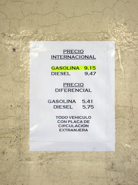 Prix de l'essence